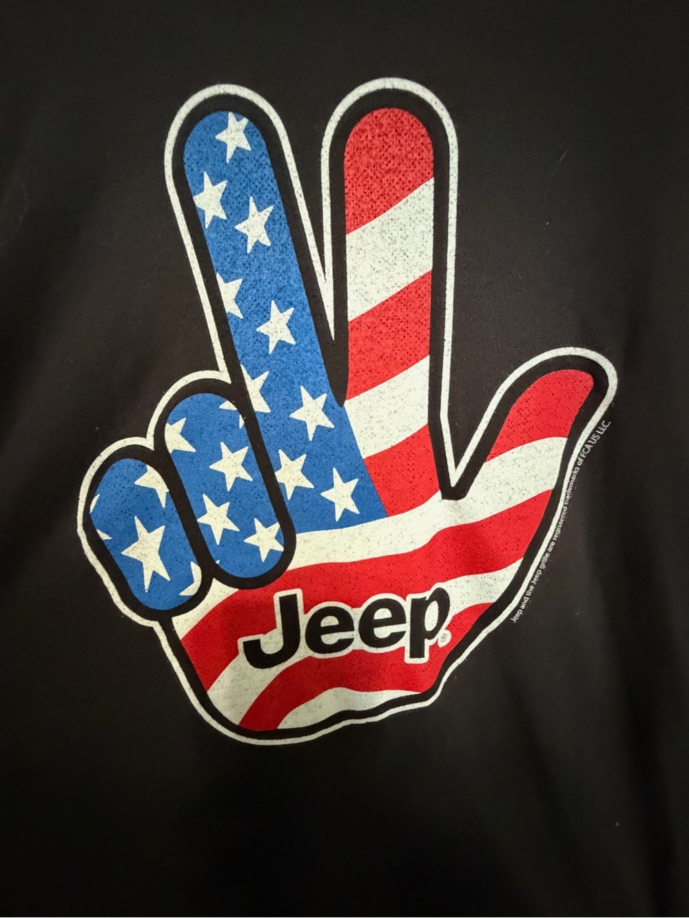 Jeep Patriotic Long Sleeve Tee – Size Small 🇺🇸✌️🚙